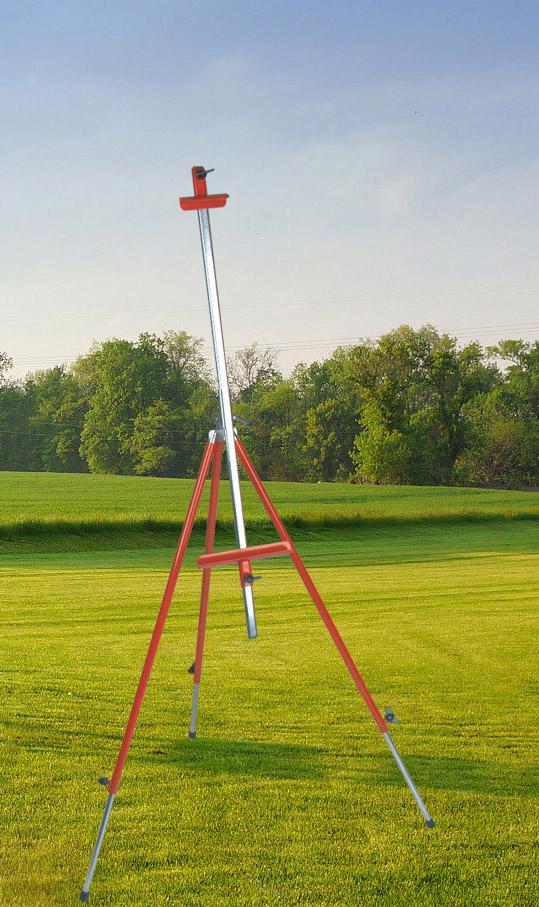 Steel Metal Display Easel Floor Stands With Bag , Outdoor Watercolor