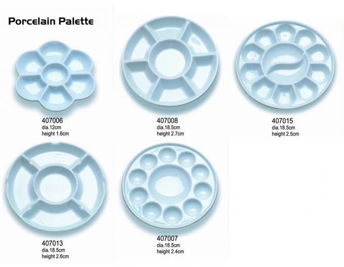 porcelain paint palette