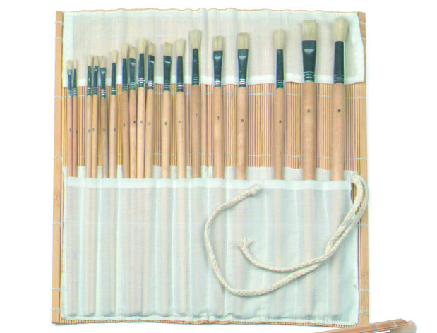 artist brush roll case