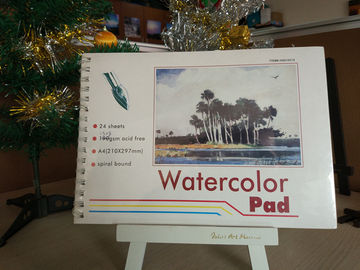190gsm 24sheets Artist Paint Pad gummed watercolour pad A3 / A4 watercolour paper