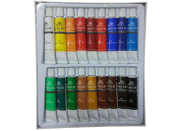 Quick Dry Acrylic Paint Pigment , Wood Paint Set Acrylic Colors For