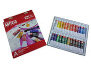 Free Combination Color Art Painting Colours Acrylic Color Set 12 X 12ml / 24 X 12ml Tubes