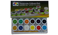 Metallic Primary Acrylic Paint Colors , Tempera Colour Set Paint Color Pigments