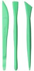 Green Plastic Painting Knives Acrylic Paint Accessories Art Kits For Adults OEM Avaliable