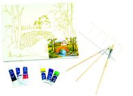 Integrated Acrylic Paint Starter Set , Travel Acrylic Paint Set For 8 Year Old