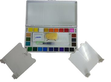 12 / 18 / 24pcs / Plastic Box Solid Art Painting Colours Children'S Watercolor Paint Set