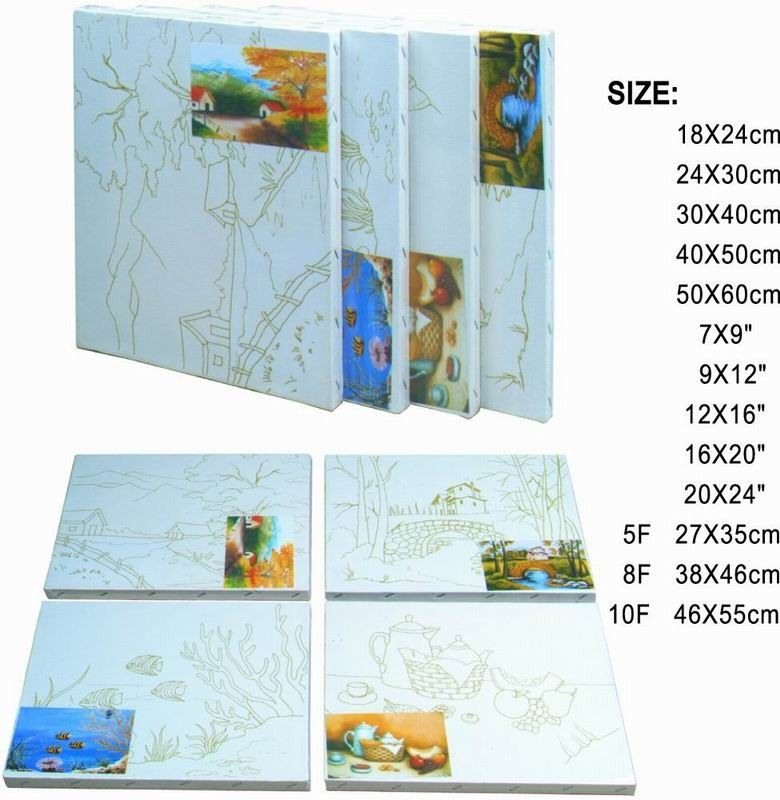 Premier Art Painting Canvas For Printing 100% Natural Cotton Paulownia Or Fir Wood
