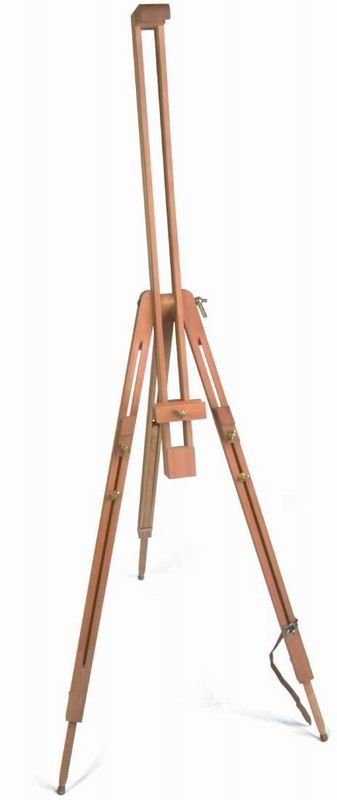 Lightweight Wooden Tripod Easel Tripod Stand , Durable Painting Display Easel For Drawing