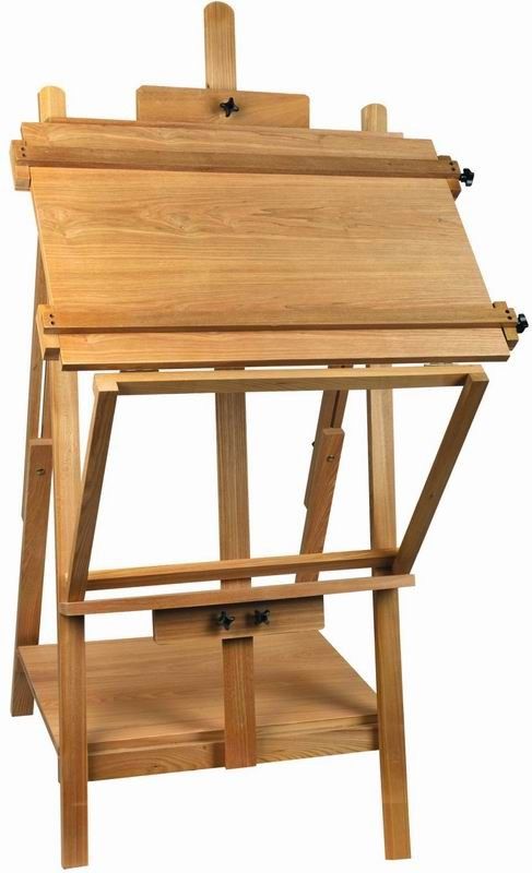 Portable Table Top Painting Easels For Large Frame , Tabletop Drawing Board Easel 128cm Height
