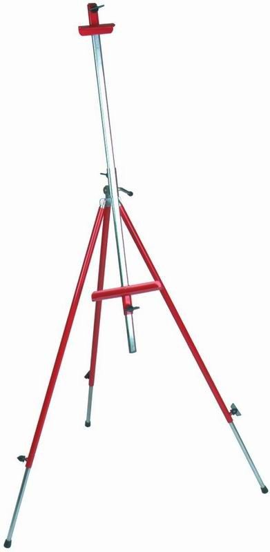 Steel Metal Display Easel Floor Stands With Bag , Outdoor Watercolor Easel Tripod
