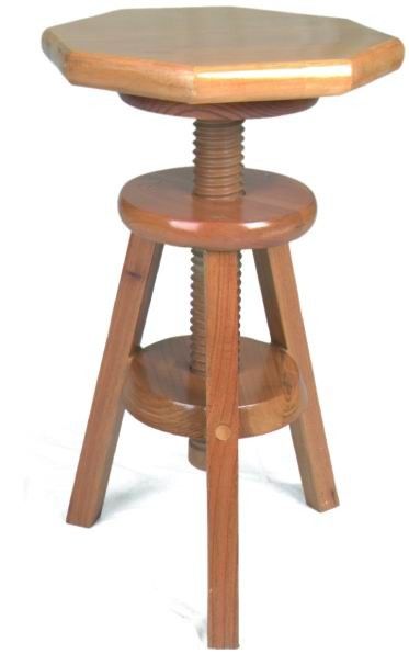 Portable Artist Folding Stool Chair , Adjustable Height Wooden Painter'S Stool