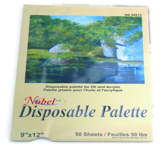 Square Disposable Palette Acrylic Artist Paint Pad 12 X 16'' / 9 X 12' Size