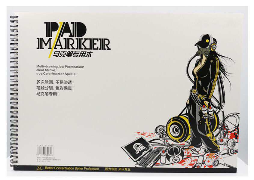 Artist Painting Pad , The Marker Pad , A3 / A4 / A5 , Low Permeation Marker Pad