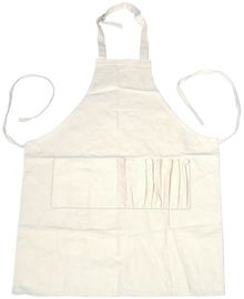 Non Sleeves Toddler Painting Apron For School , Lightweight Baby Painting Apron