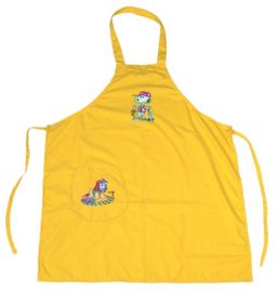 Yellow Color Children'S Painting Smock Polyester Aprons For Students