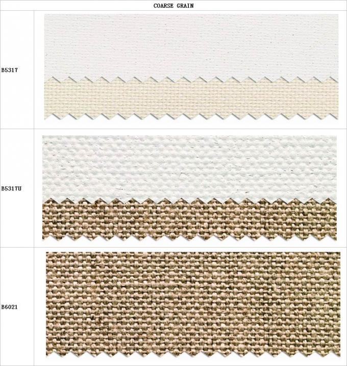 Multiple Sizes Cotton Canvas Roll , Coarse Grain Heavy Duty Canvas